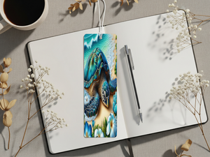 Aluminum Metal Bookmarks, Sea Turtle Images Bring a splash of the sea to every page TheCraftNook