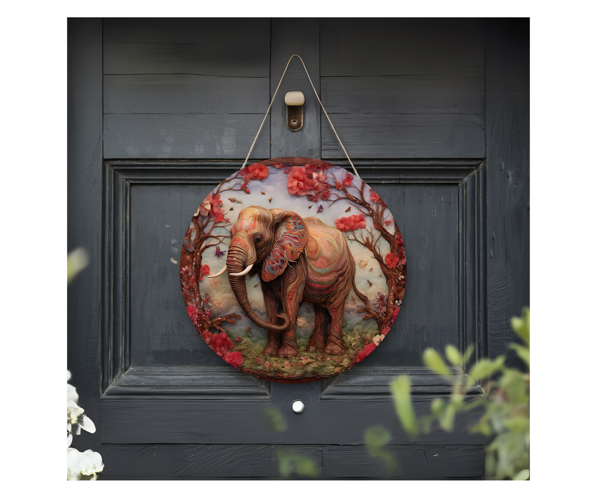 Good Vibes, Good Luck Elephant Sign TheCraftNook