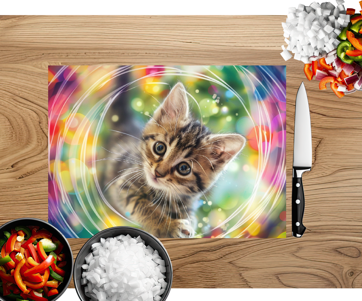 Purrfect Prep Cutting Board TheCraftNook