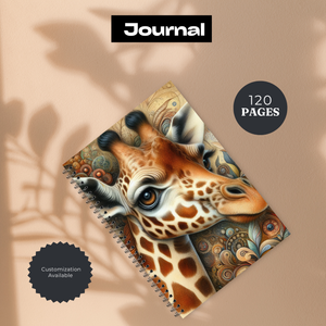 Tall & Kind Giraffe Writing Journal TheCraftNook