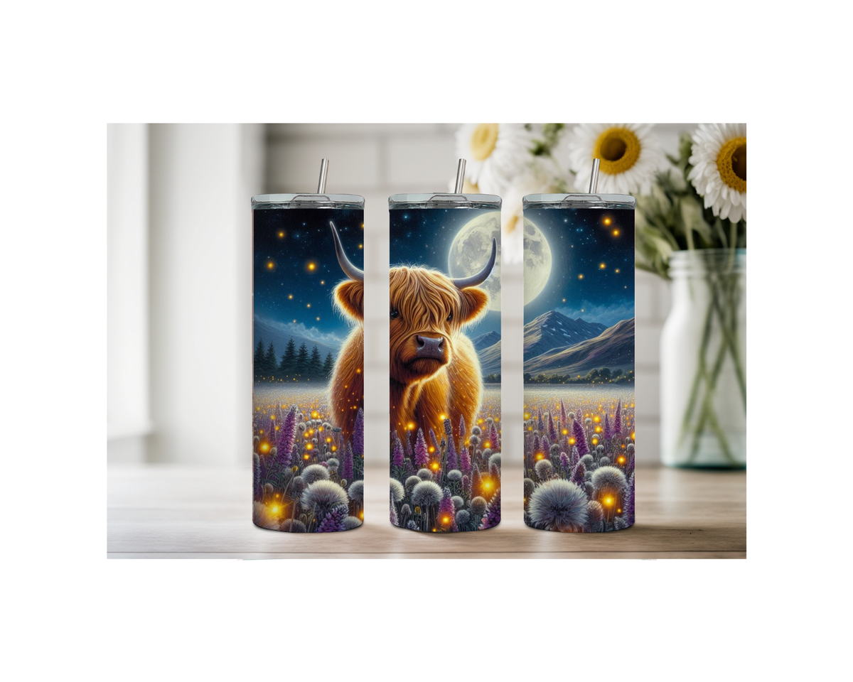 20 oz Highland Cutie Country Stainless Steel Tumbler. Multiple Images Available. TheCraftNook