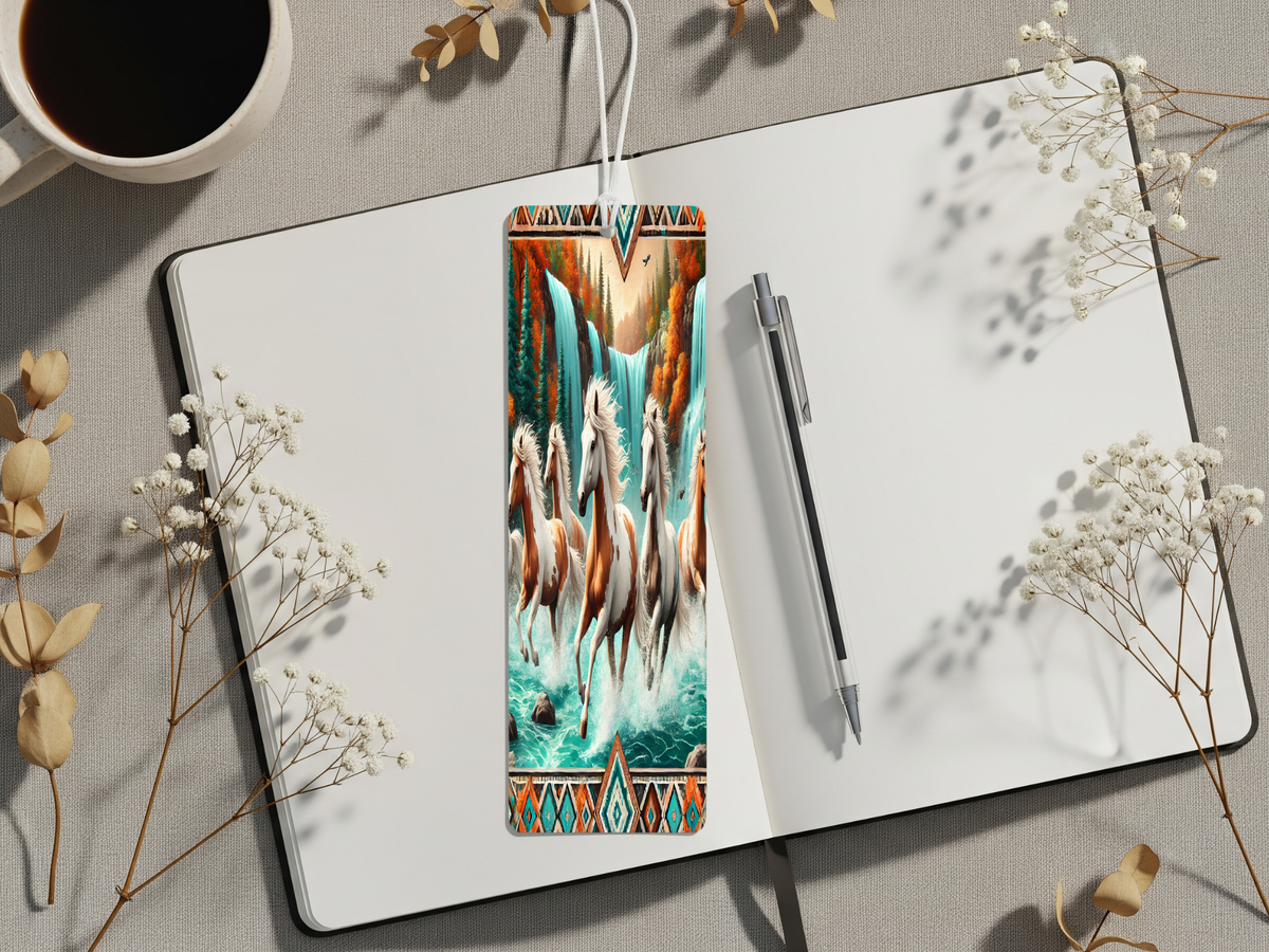 Aluminum Metal Bookmarks, Horse Images TheCraftNook