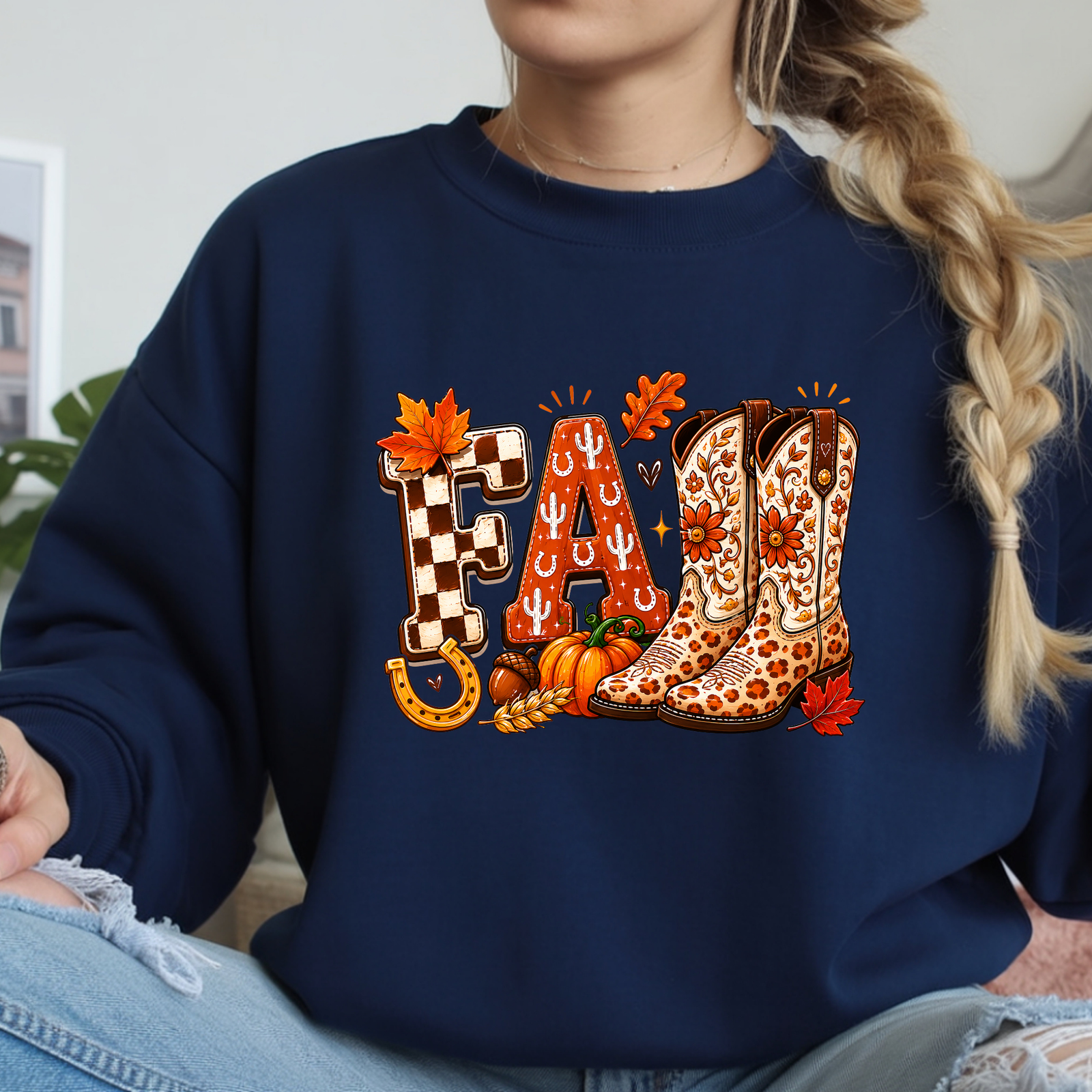 Fall Long Sleeve Tee | Gildan G240 Ultra Cotton TheCraftNook