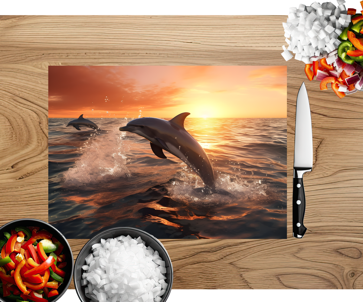 Make a Splash Dolphin Cutting Board TheCraftNook