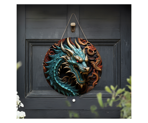 Enter the Dragon’s Lair Welcome Sign TheCraftNook
