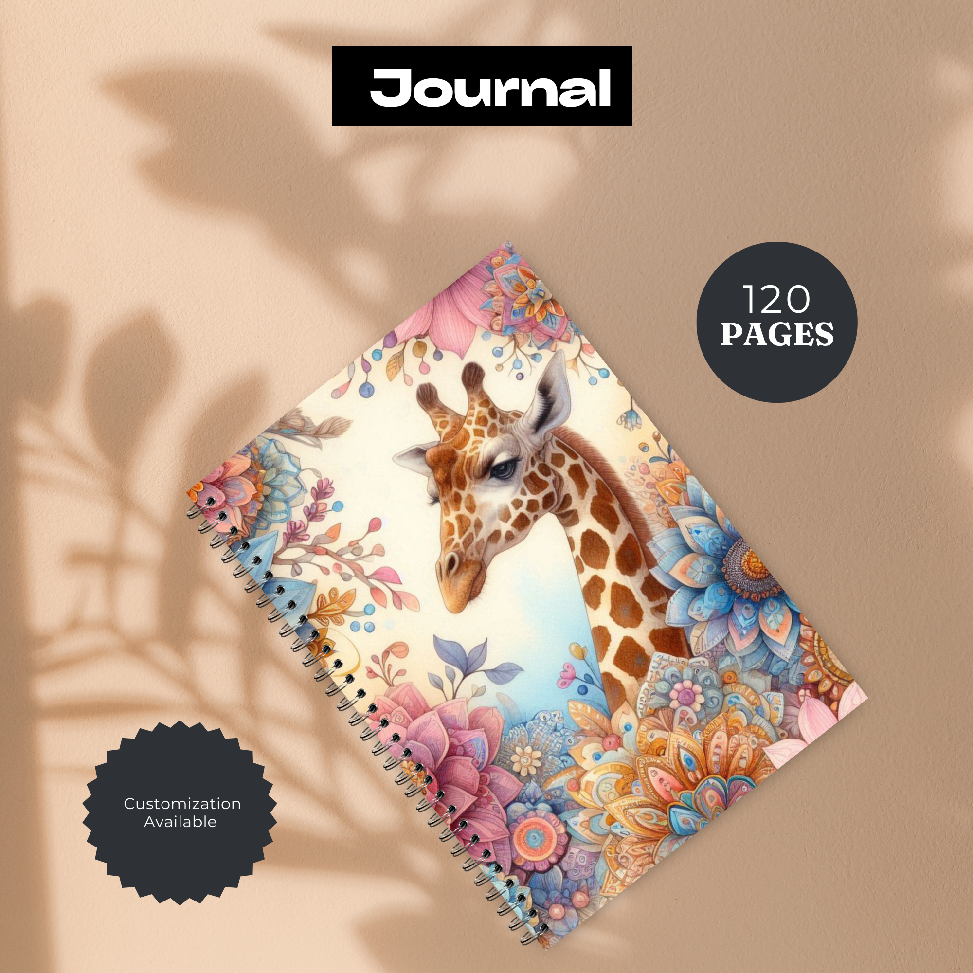 Tall & Kind Giraffe Writing Journal