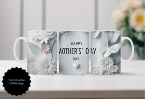 Mother's Day Mugs Human and Fur. TheCraftNook