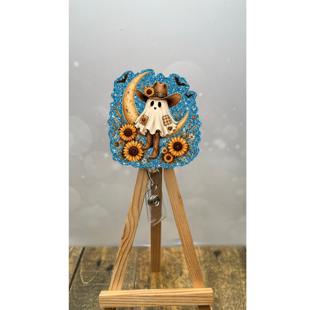 Rustic Boo Badge Pull TheCraftNook