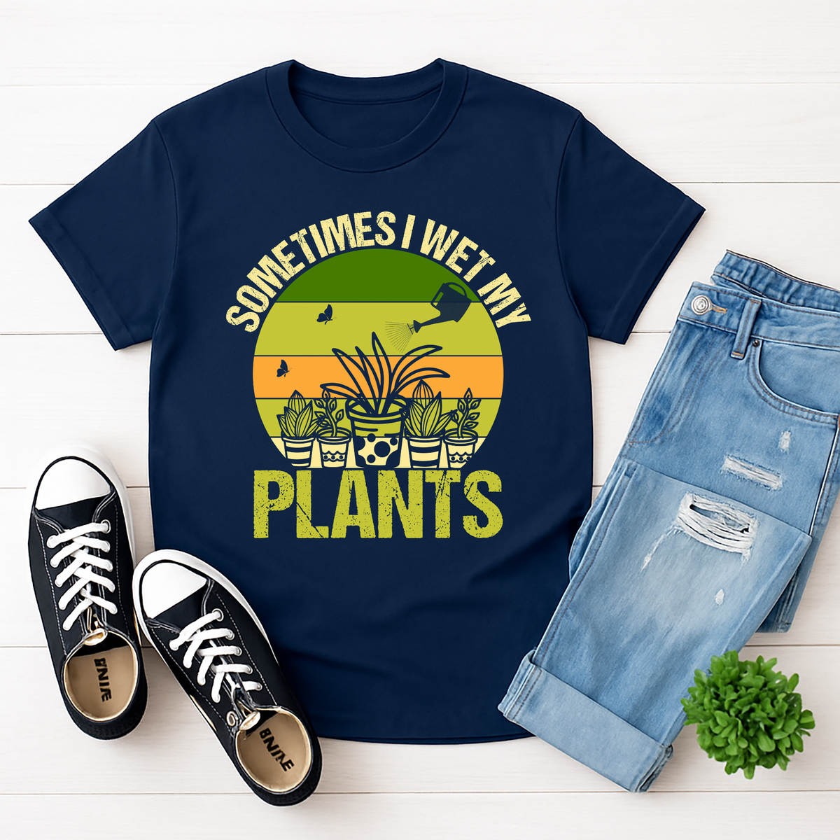 I Wet My Plants Tee TheCraftNook
