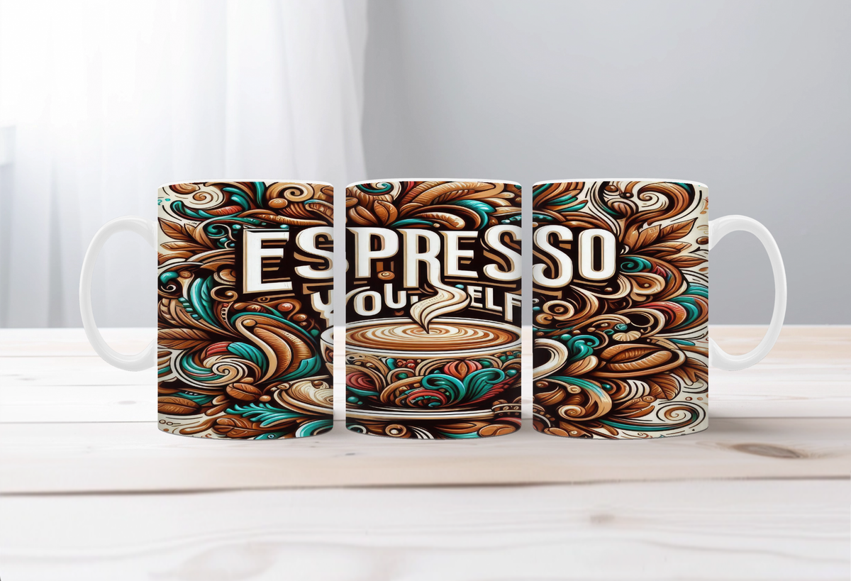 Rise & Grind Coffee Mugs TheCraftNook
