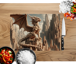 Majestic Dragon Scales Cutting Board TheCraftNook