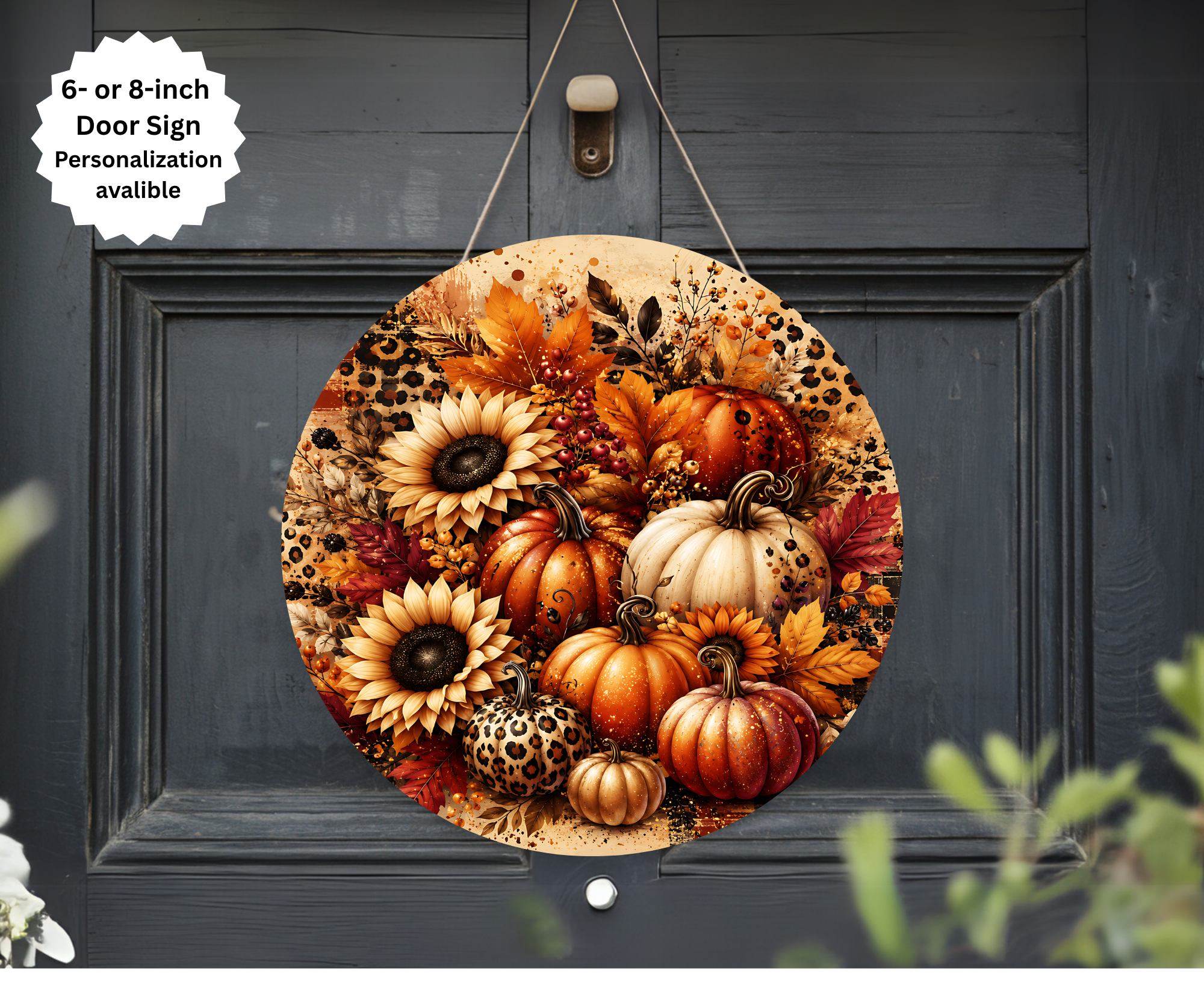 Handmade Fall Door Signs