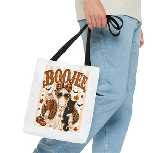 Boojee ghost Cat Tote Bag Printify