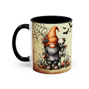 Hangin' with My Gnomie Coffee Mug — Spooky Pumpkin Moon Design (11/15oz) Printify