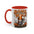 Bone to Be Wild Coffee Mug — Halloween Pumpkin Gnome & Skeleton Accent Mug (11/15oz)