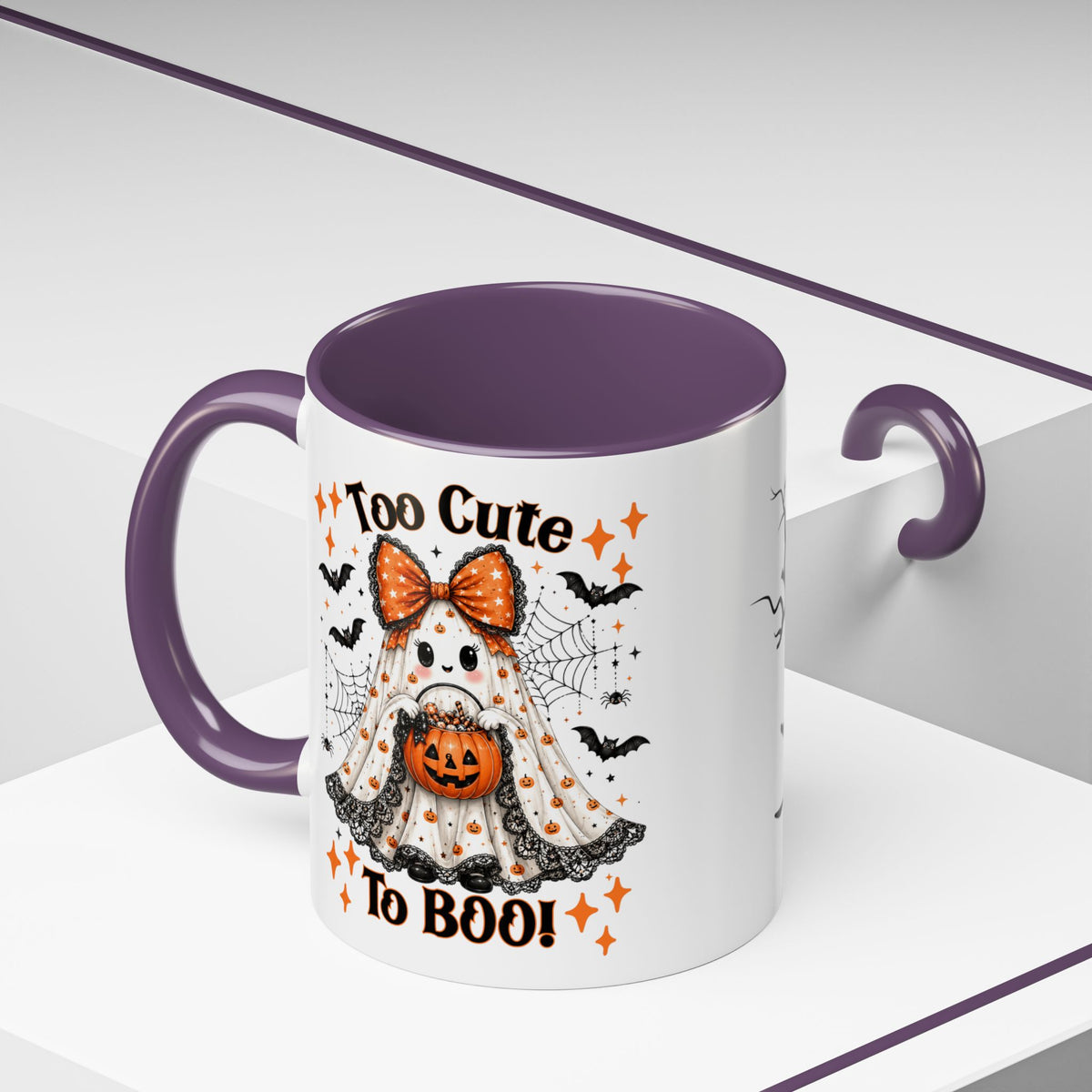 Too Cute to Boo Coffee Mug Printify