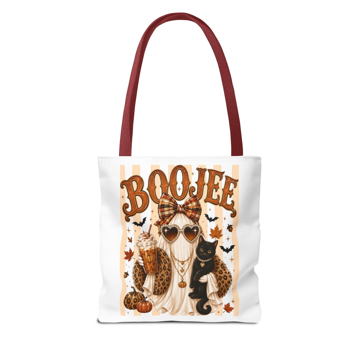 Boojee ghost Cat Tote Bag Printify