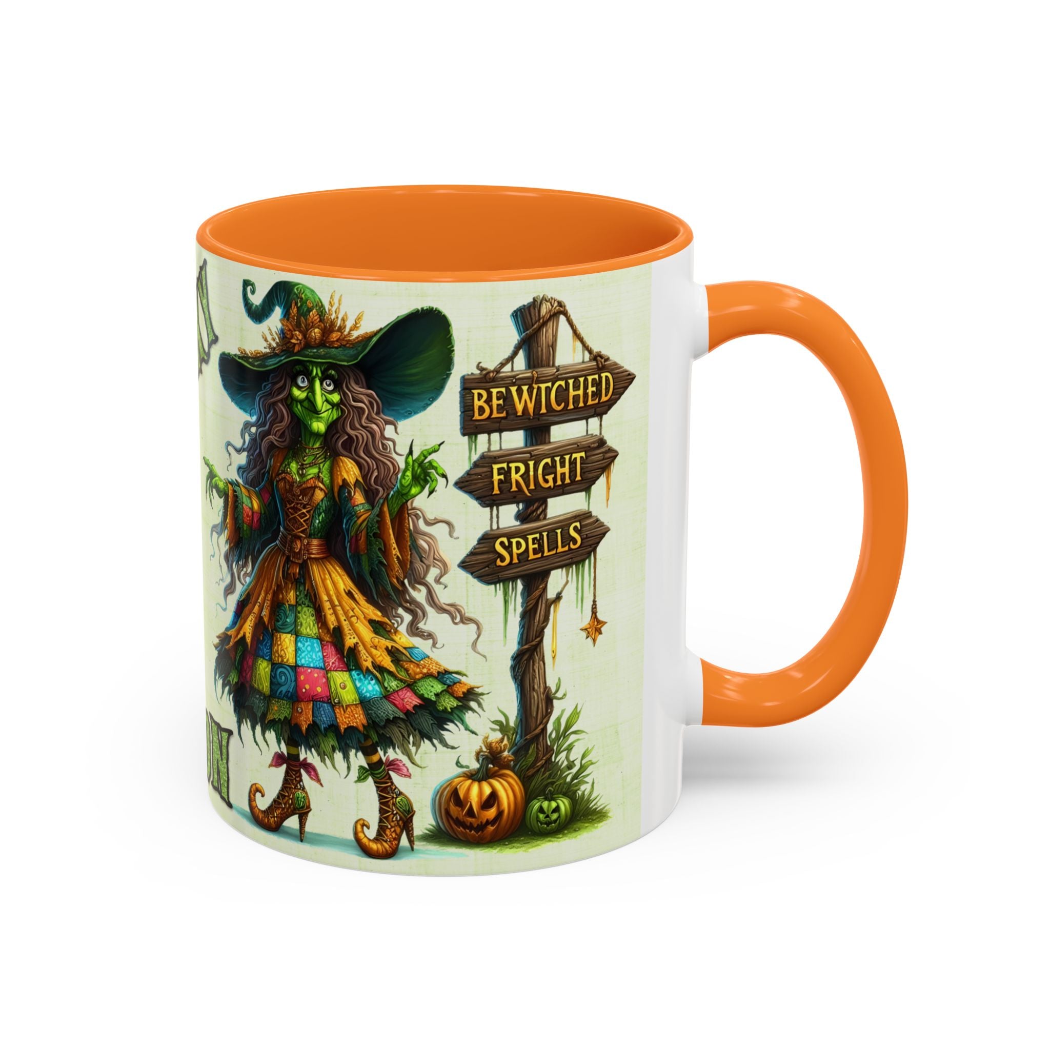Spooky Season Witch Mug – Halloween 'BeWitched, Fright, Spells' 11oz/15oz