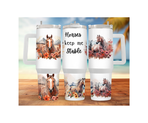 Horse Stainless Steel Tumblers and mugs Multiple Sizes and Images Available TheCraftNook