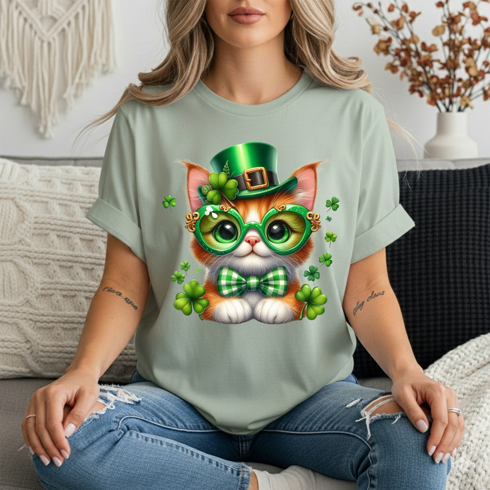 St Patty Cat TheCraftNook