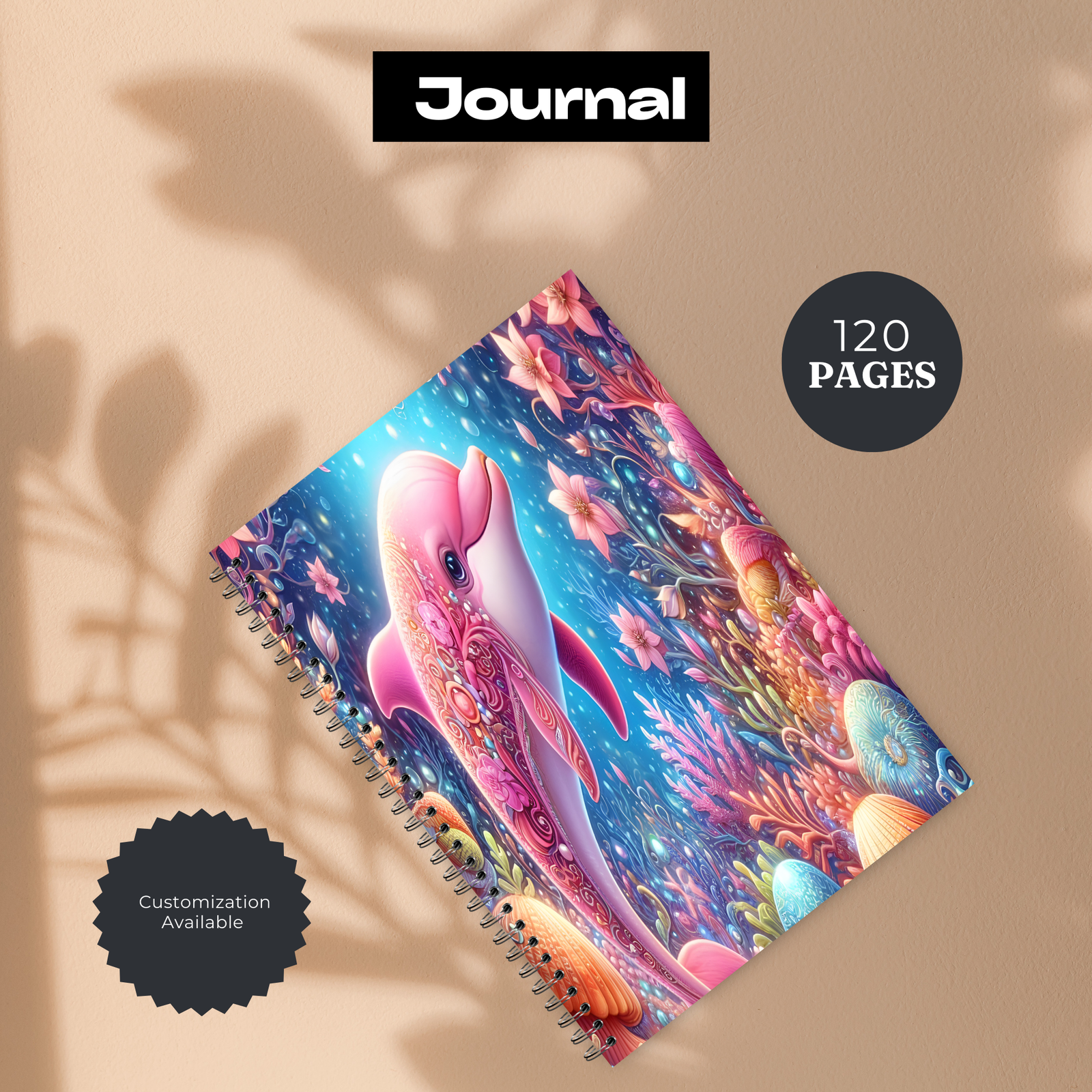 Splash of Joy Dolphin Journals TheCraftNook
