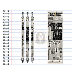 Refillable Pens, Wizard Images. Write with a little magic! ✨🪄Multiple options and Images available. TheCraftNook