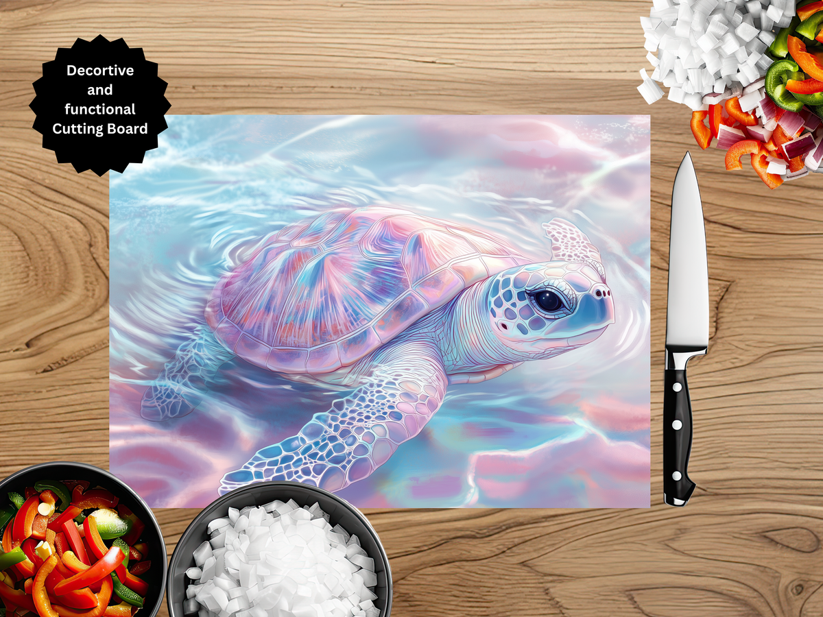 Sea Turtle Cutting Board TheCraftNook