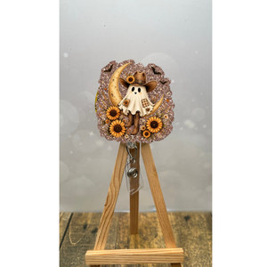 Rustic Boo Badge Pull TheCraftNook