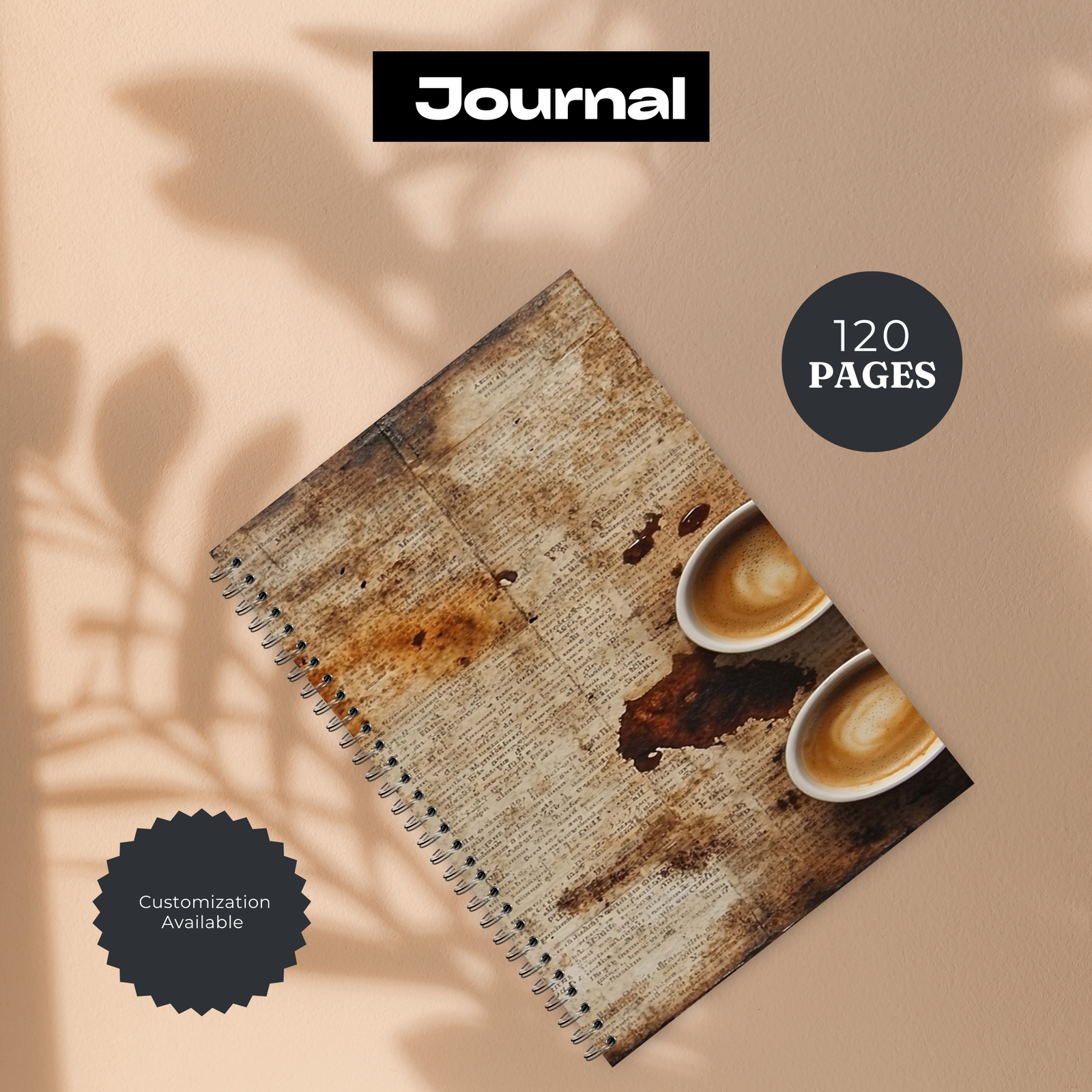 Brew‑tiful Thoughts Coffee Journal TheCraftNook