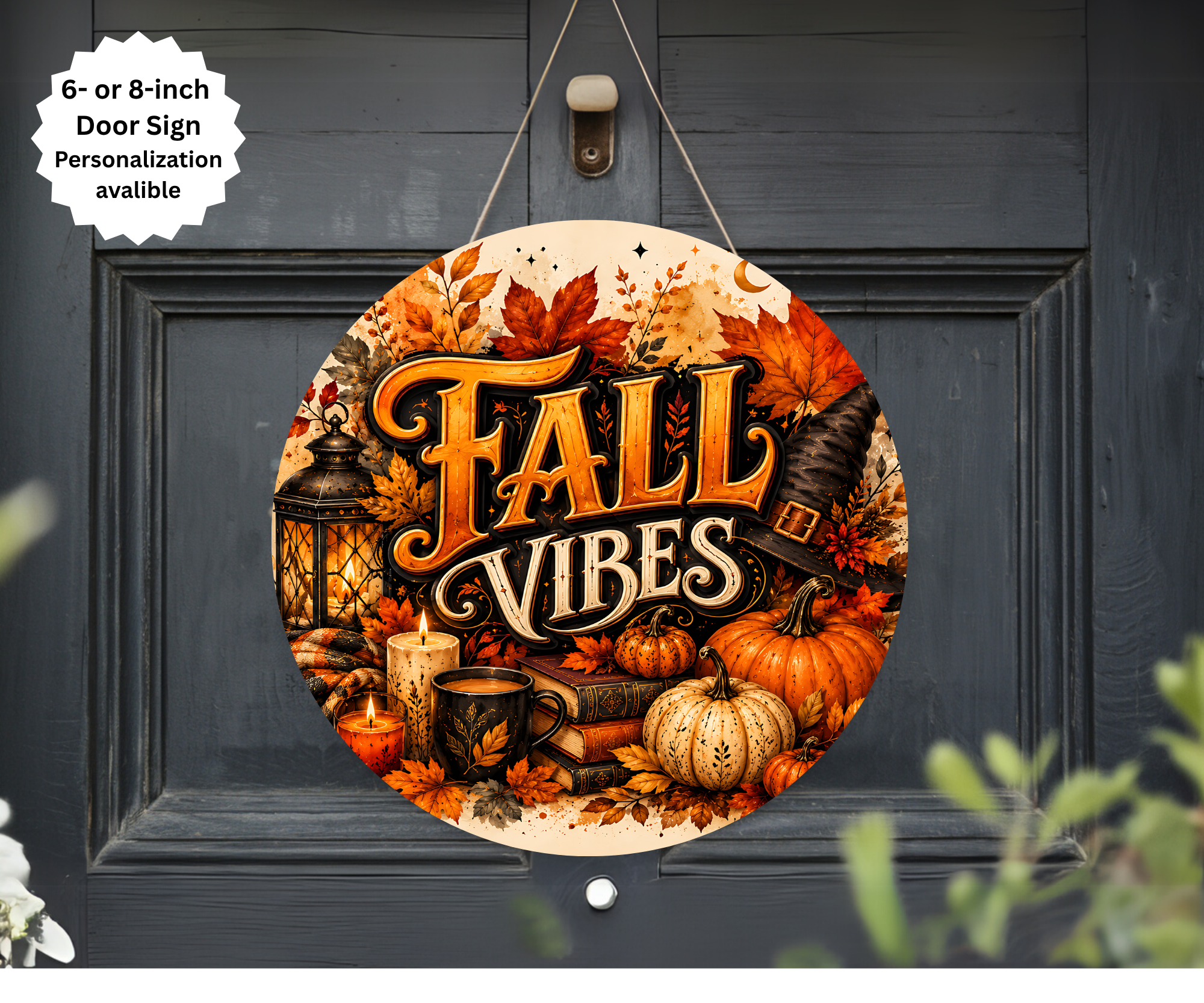 Handmade Fall Door Signs