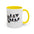 Local Murder Accent Coffee Mug — Cute Crow Flock "Not A Real Murder" Illustration
