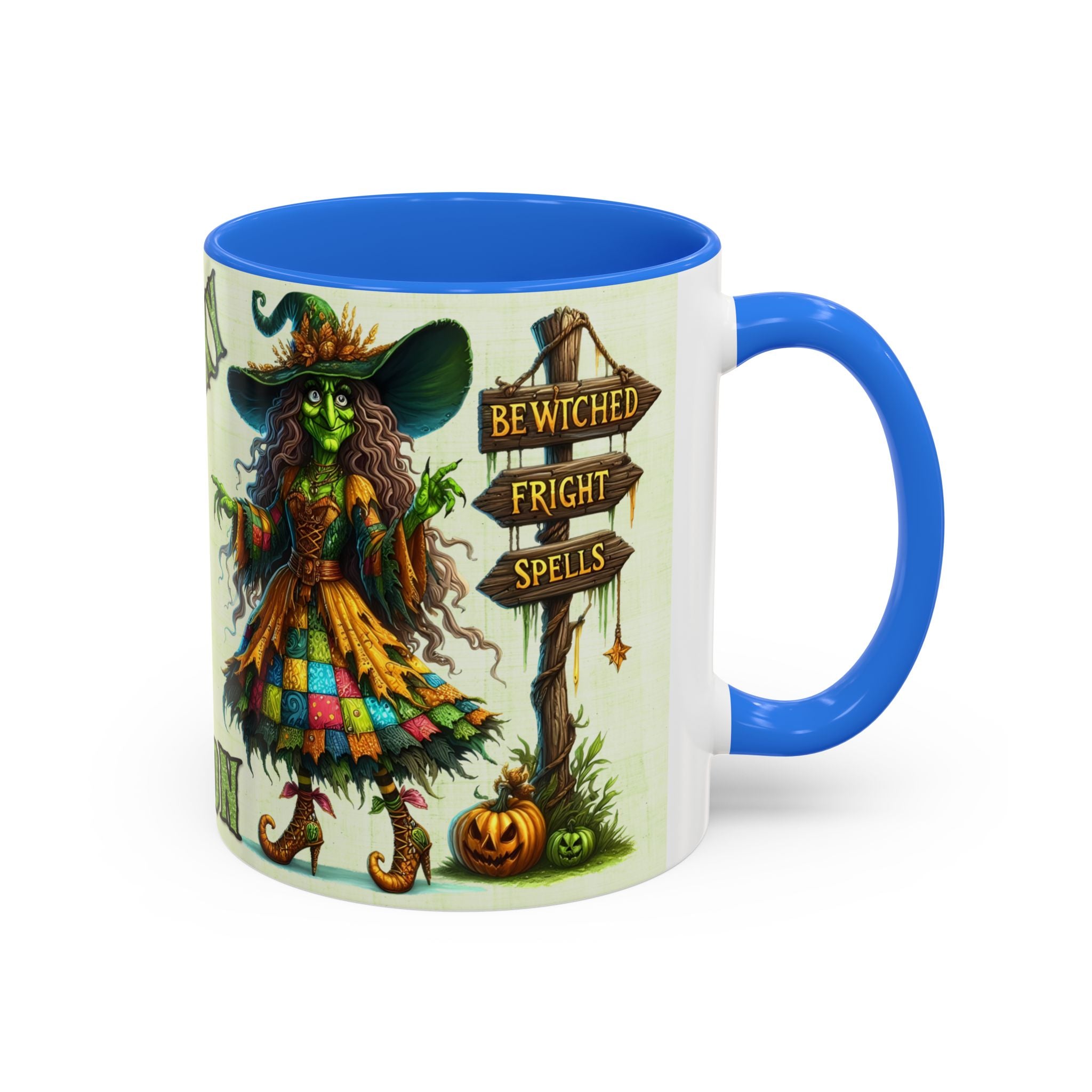 Spooky Season Witch Mug – Halloween 'BeWitched, Fright, Spells' 11oz/15oz