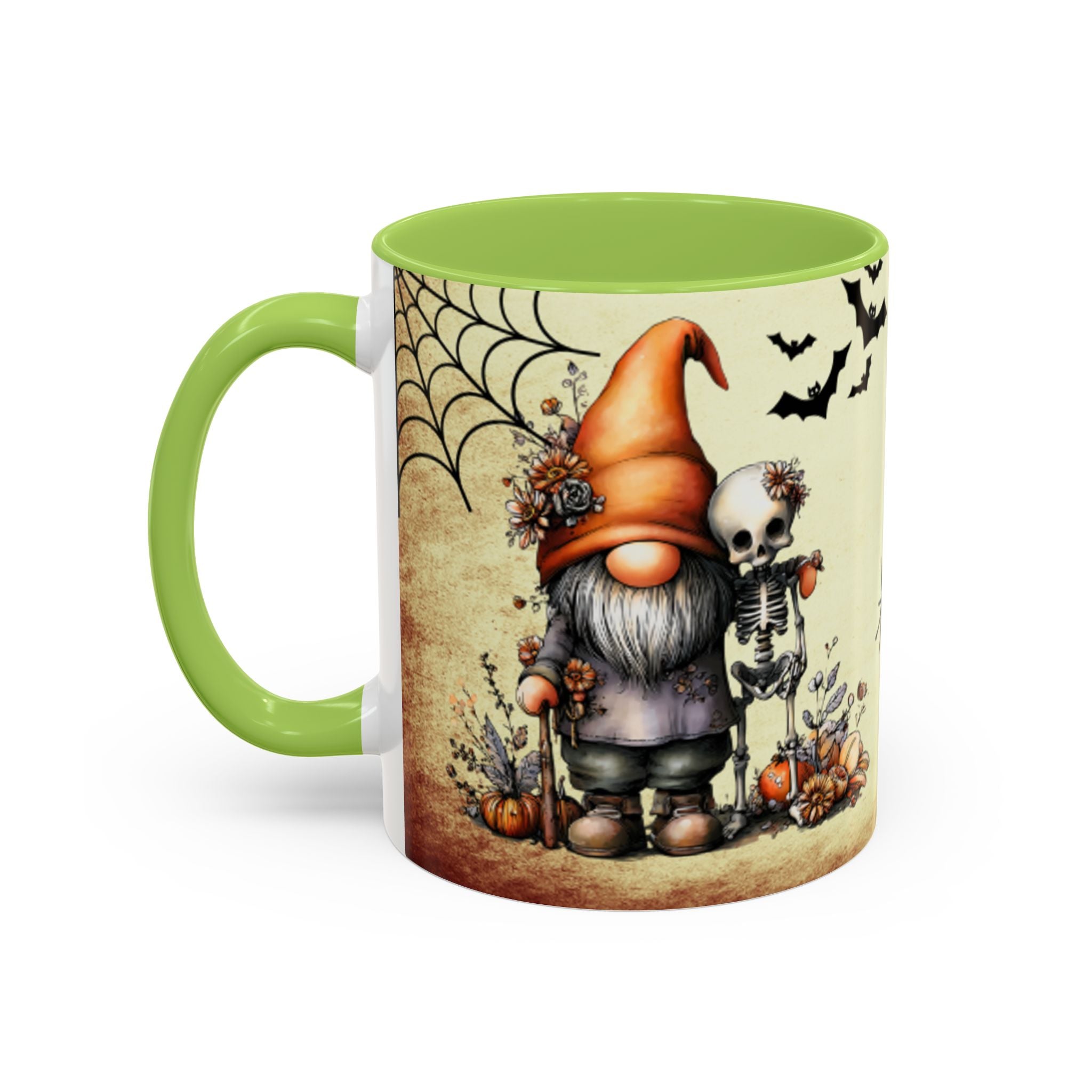 Hangin' with My Gnomie Coffee Mug — Spooky Pumpkin Moon Design (11/15oz)