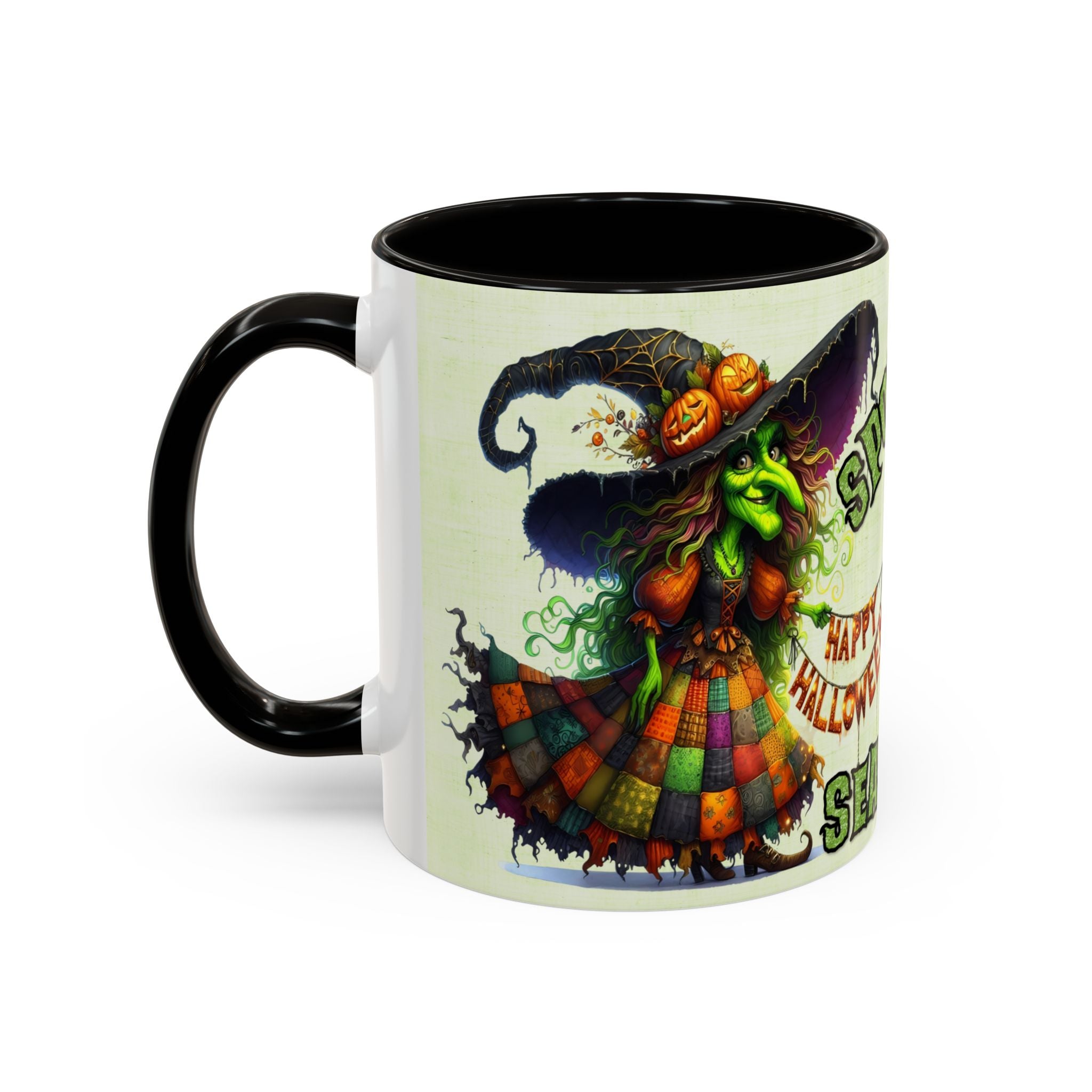 Spooky Season Witch Mug – Halloween 'BeWitched, Fright, Spells' 11oz/15oz