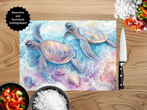 Sea Turtle Cutting Board TheCraftNook
