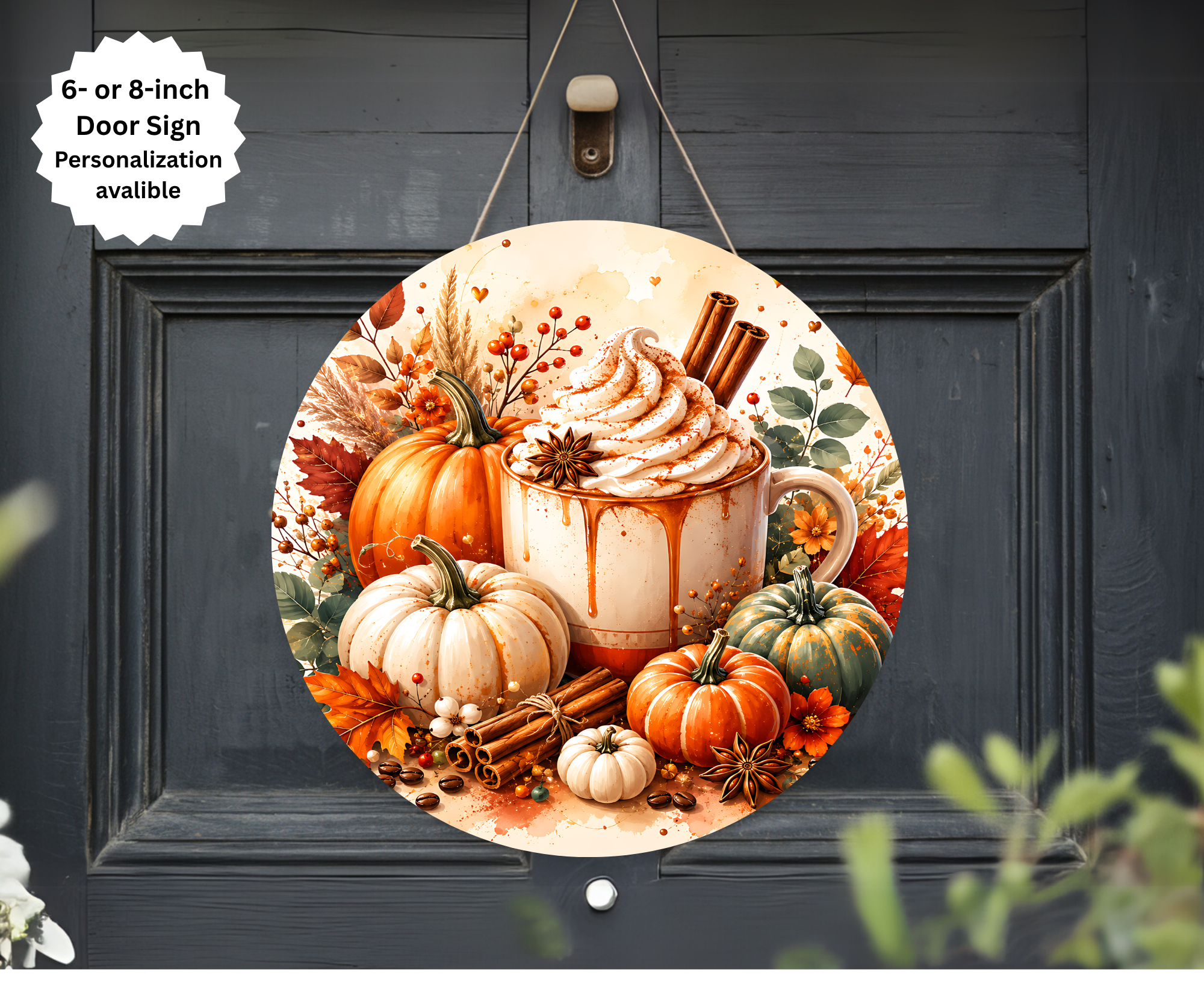Handmade Fall Door Signs