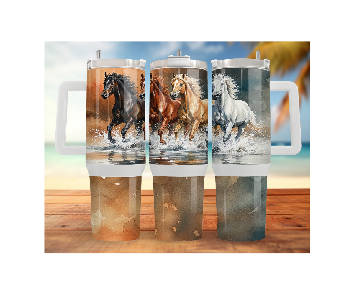 Horse Stainless Steel Tumblers and mugs Multiple Sizes and Images Available TheCraftNook