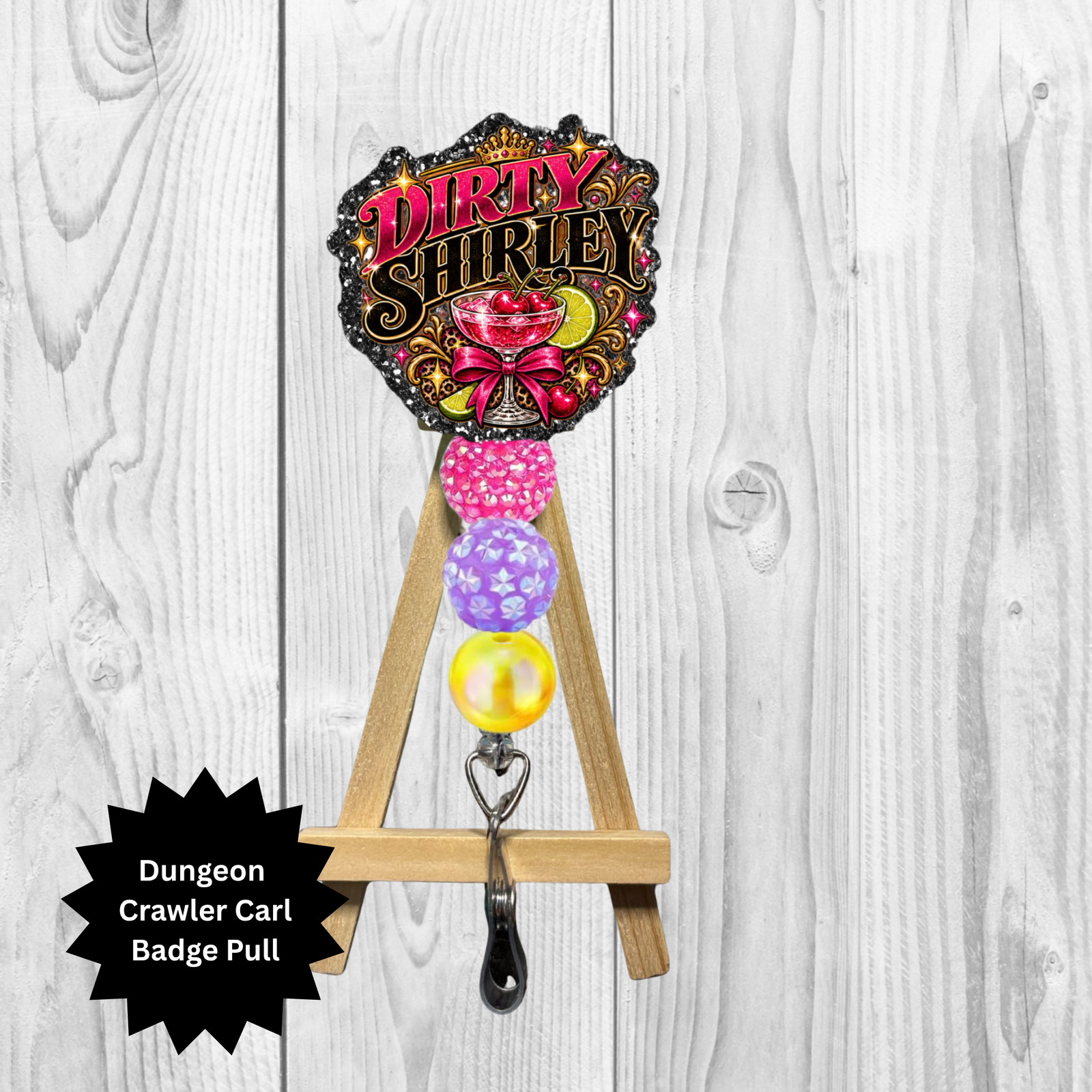 DCC Dirty Shirley Badge Pull | Dungeon Crawler Carl TheCraftNook