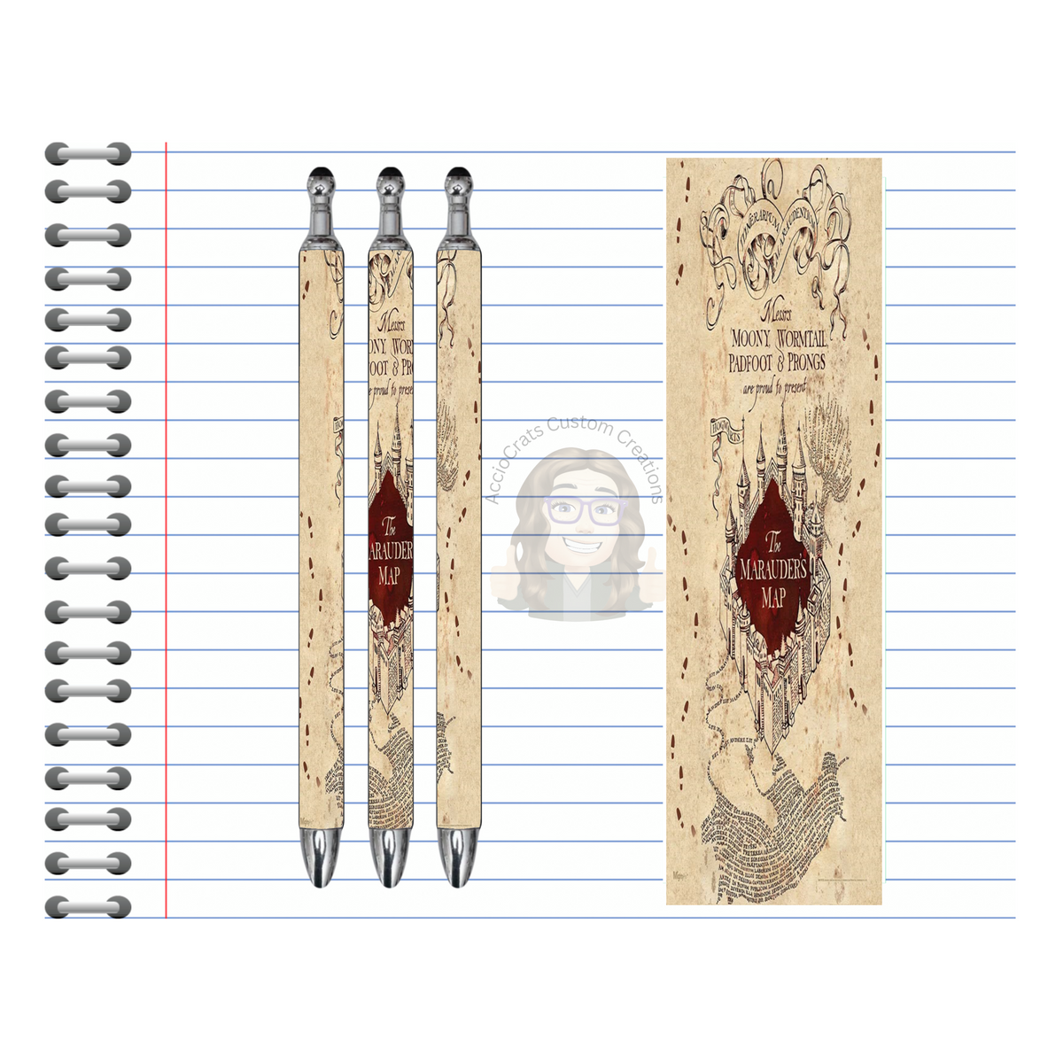 Refillable Pens, Wizard Images. Write with a little magic! ✨🪄Multiple options and Images available. TheCraftNook