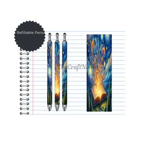 Refillable Pens, Once Upon a Pen – Book Lover Writing Pen. Multiple options and Images available TheCraftNook