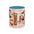 Spooky Season Accent Coffee Mug — Cute Halloween Ghost with Pumpkins (11/15oz)