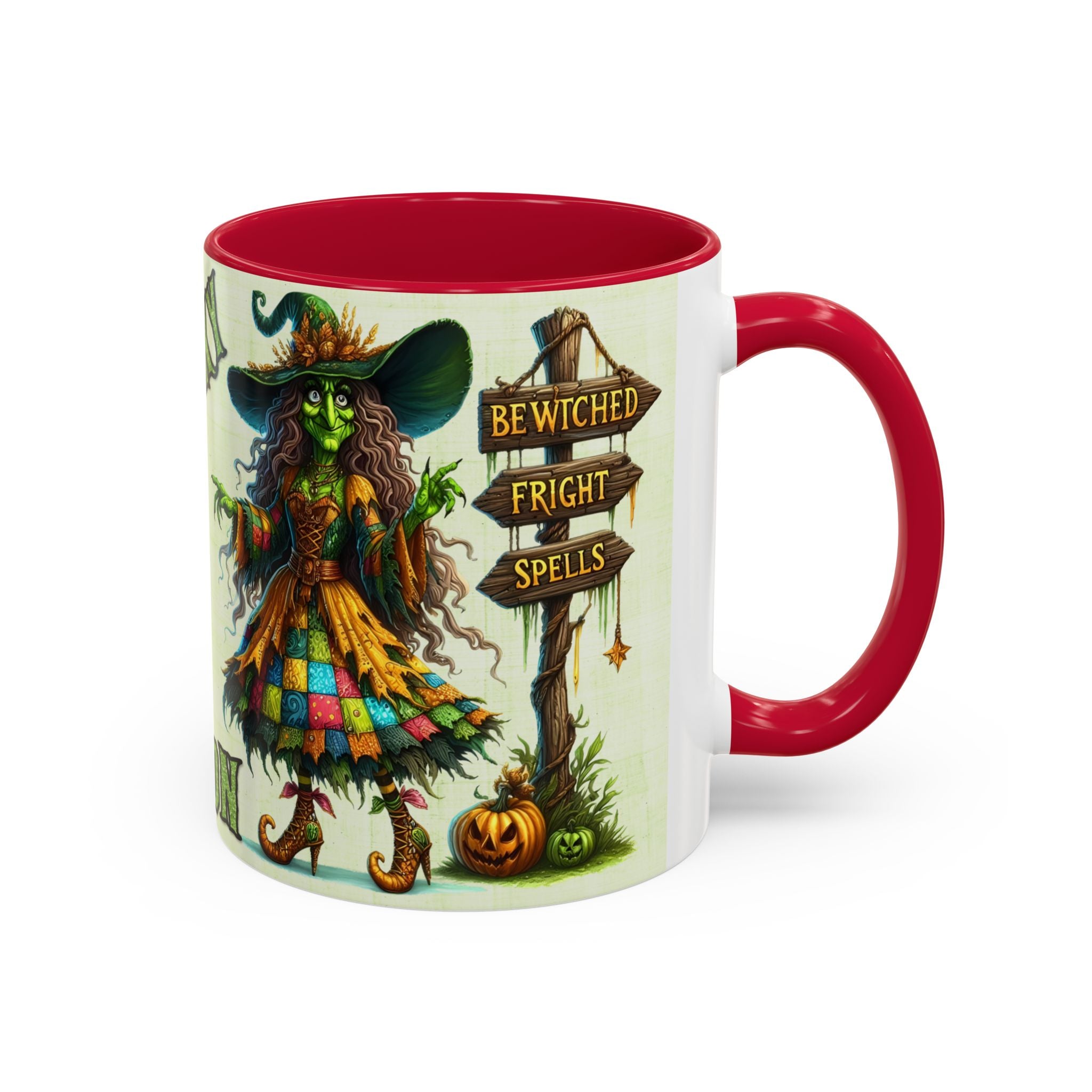 Spooky Season Witch Mug – Halloween 'BeWitched, Fright, Spells' 11oz/15oz