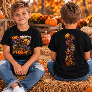 Kids Full Throttle Fright Front and back graphics TheCraftNook