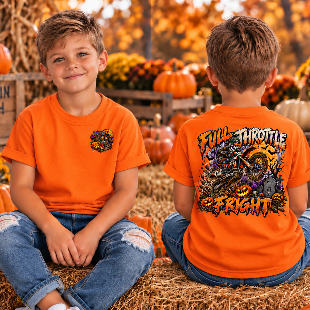 Lids Full Throttle Fright pocket and Back Graphics TheCraftNook