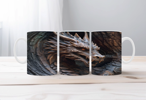 Majestic Dragon Scales Coffee Mug TheCraftNook