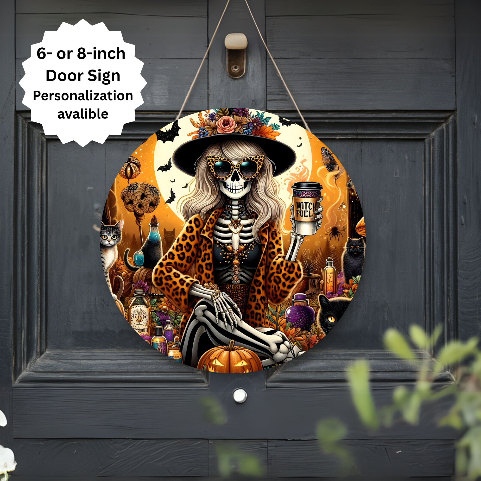 Spooky season Halloween Door signs