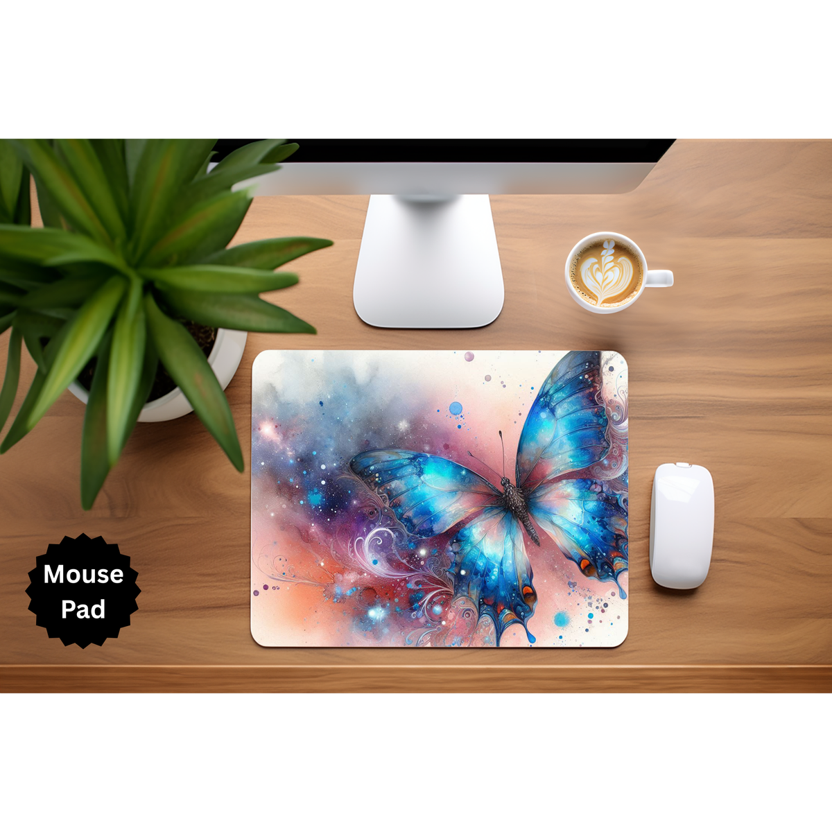 Butterfly mouse pad TheCraftNook