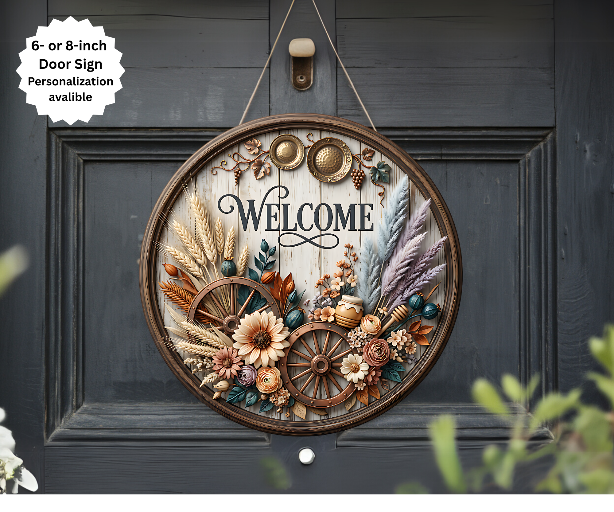 Handmade Fall Door Signs