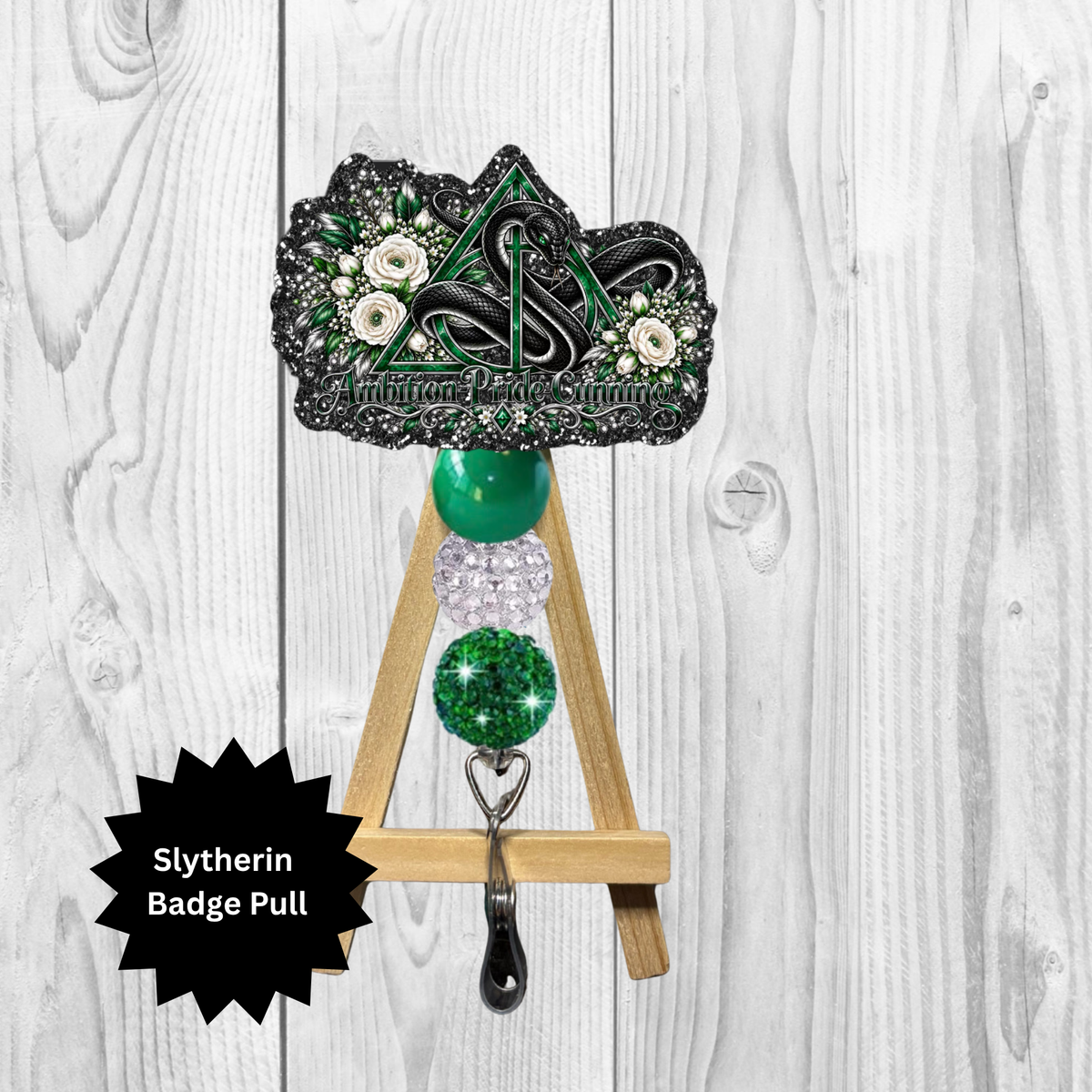 Snake House DH Badge Pull – Wizard-Inspired Design TheCraftNook