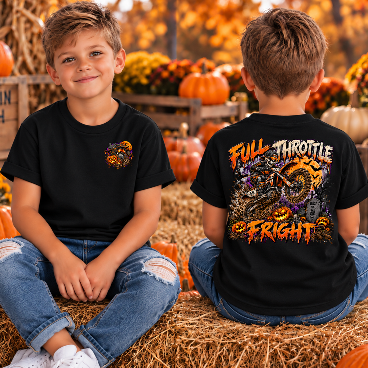 Lids Full Throttle Fright pocket and Back Graphics TheCraftNook